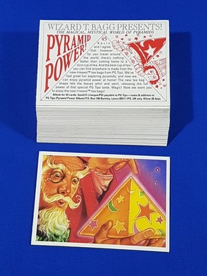 Brooke Bond PG Tips Cards PYRAMID POWER (1996) Full set of 45 Cards loose