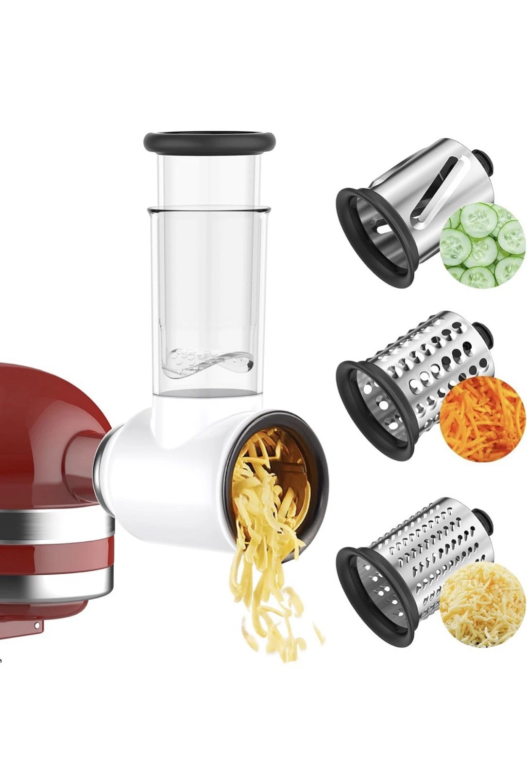 Slicer Shredder Attachment for KitchenAid Stand Mixer,Vegetable Chopper Grater
Opens in a new window