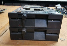 Good 2x IBM 5100 5160 5170 Newtronics D503V Floppy Drives 5.25 Black Front Bezel