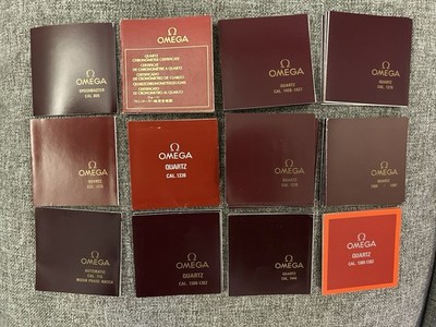 Omega Vintage Speedmaster Seamaster Equinoxe Constellation Booklet Lot