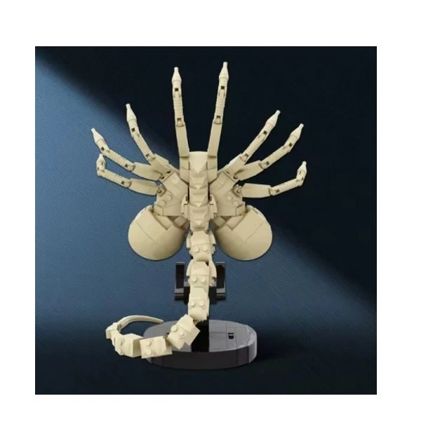 NOVO MOC Design ALIEN Conjunto de Blocos de Construção Alienígena FACEHUGGER Conjunto de Blocos Facehugger - Imagem 4 de 4