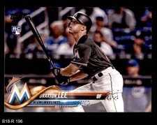2018 Topps Update #196 Braxton Lee Marlins RC 8 - NM/MT