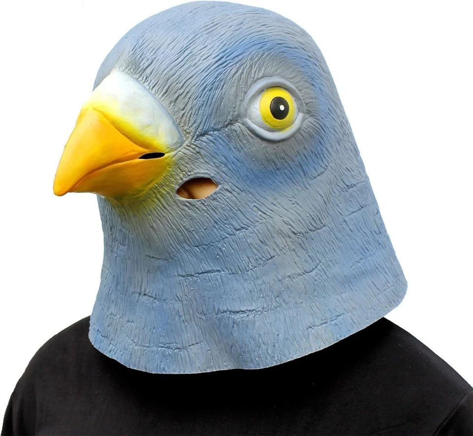 Brand New Latex Animal Head Mask Pigeon - Image 3 of 4