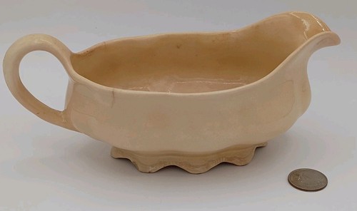 Vintage Crazed,Stained,Weathered Avona Taylor Smith & Taylor China Co.Gravy Boat