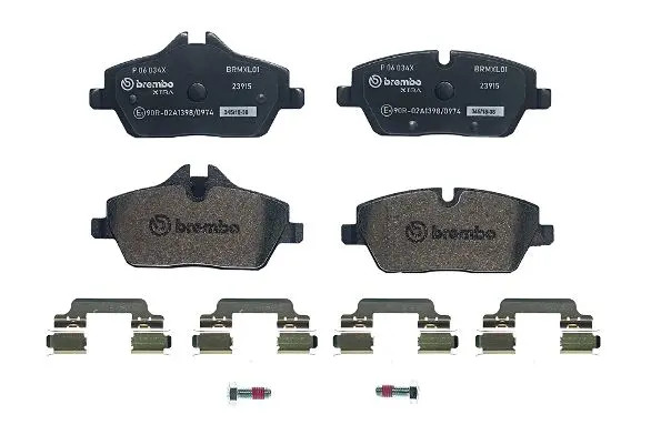 Brembo Bremsbelagsatz, Scheibenbremse Xtra Line P 06 034X Für Mini Bmw - Bild 4