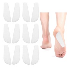 6 Pairs Medial Lateral Heel Wedge Felt Insoles for Foot Alignment, Knock Knee...