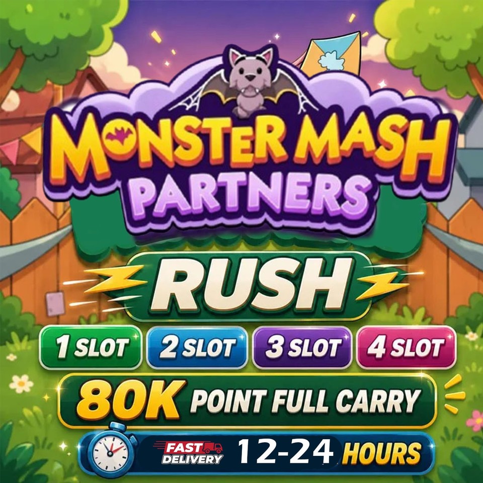 Monster Mash Partners Event Mono-poly-go⭐ full carry 80k points⭐ fast delivery