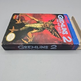 Gremlins 2 The New Batch (Nintendo NES) Oval Seal Complete With Manual CIB 