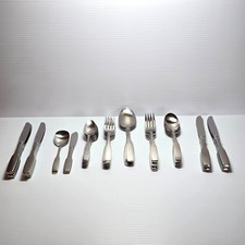 Oneida Community PAUL REVERE Stainless Flatware 8 Place Setting 44 Pieces READ