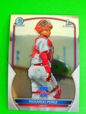 Rickardo Perez 2023 Bowman 1st #BCP-27Chrome Prospects Philadelphia Phillies