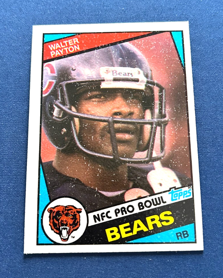 1984 Topps Football Walter Payton #228 HOF Set Break Excellent Condition