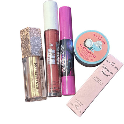 Revolution Lip Topper + Lip Glosses + Lip Mask + Glow Balm