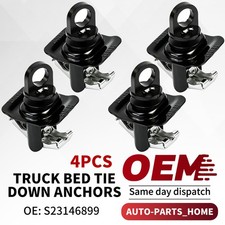 4pcs 23146899 Truck Bed Tie Down Anchors For 14-25 Chevy Silverado Gmc Sierra