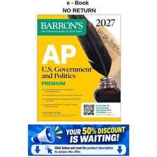 AP U.S. Government and Politics Premium, 2027: P, Curt Lader M.S. Ed. 2026