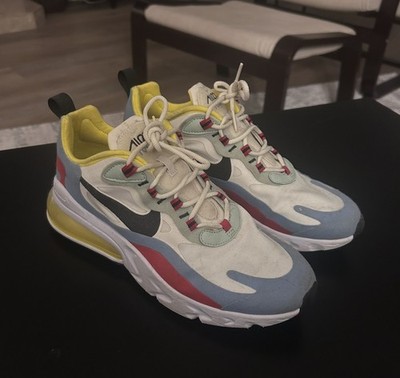 WMNS NIKE AIR MAX 270 REACT ''BAUHAUS'' PHANTOM-BLACK-BLUE SZ 9 [AT6174-002] 