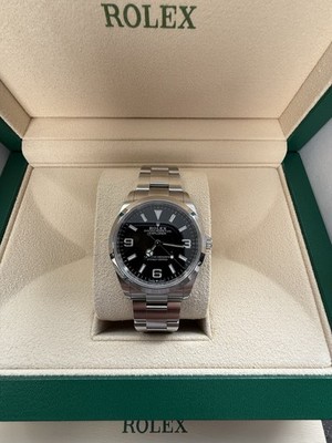 Rolex Explorer 36 Full Set 2022 124270 (mit Garantie) Uhr