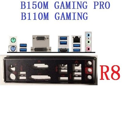 1pcs I/O   Backplate ROR   B110M GAMING B150M GAMING PRO IO BackPlate #iv