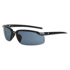 Crossfire 2961 Es5, Safety Glasses, Anti-Scratch, Gray Lens, Gray Frame,