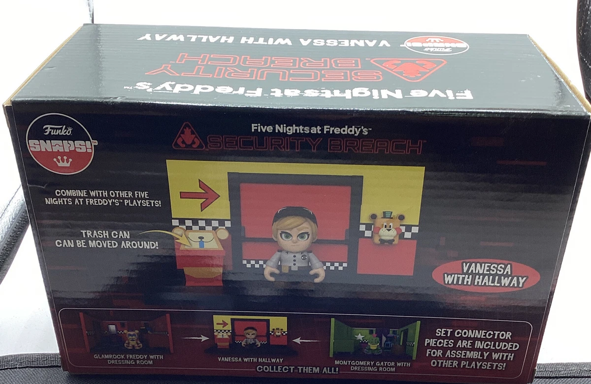 Five Nights at Freddy's Snap Playset & Action Figure Hallway add-on  w/Vanessa 9 cm