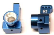 ST Racing Concepts Associated DR10 Aluminum Rear Hub Carriers Blue (2pc) 1° Toe
