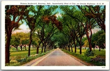 Watson Boulevard, Kearney, Nebraska - Postcard