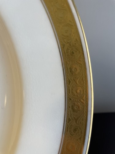 Antique Minton Davis Collamore Gold Medallion Encrusted Plate 10” C. 1895-1900 - Picture 6 of 13