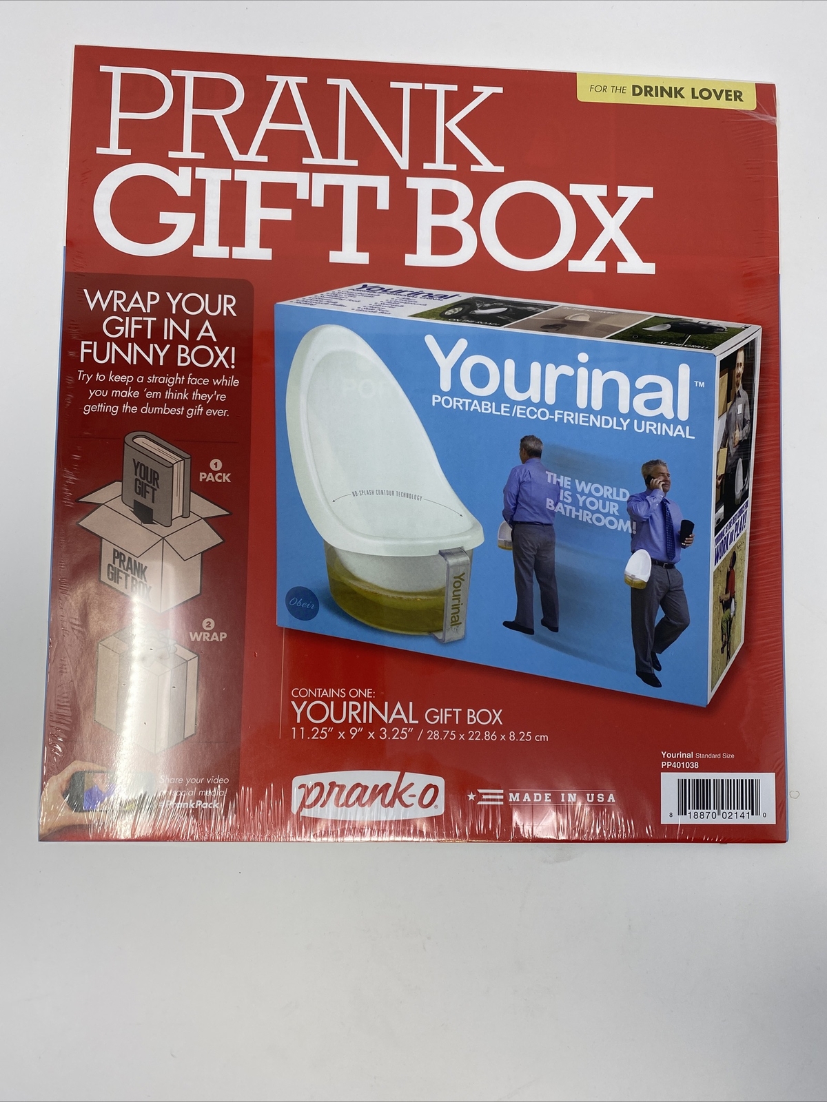 Prank Pack “Yourinal” - Wrap Your Real Gift in a Prank Funny Gag Joke ...