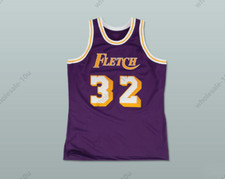 CUSTOM Fletch Alias Series Gordon Liddy 32 Basketball Jersey 9Stitched S-6XL