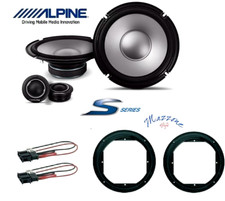 ALPINE S2-S80C Altoparlanti Kit 4 casse 20cm AUDI A2 SEAT LEON TOLEDO VW GOLF IV