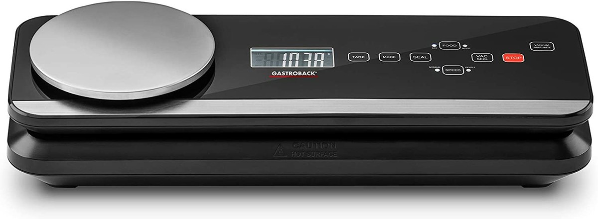 Gastroback 46014 Vakuumierer Scale Pro, Sensor-Touch Bedienung, Präzisionswaage