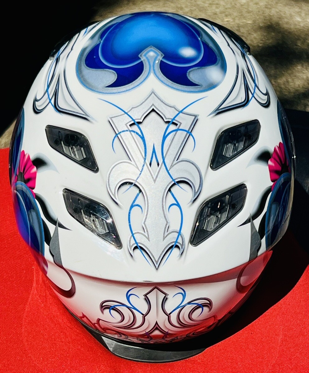 shoei corazon helmet Shoei RF-1100 Women's CORAZON Hearts Full Face Helmet/Size Small/Clear  Visor