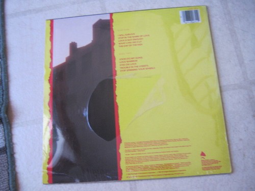 BLACK SHEEP 1985 "TROUBLE IN THE STREETS" NEW/SEALED VINTAGE US ENIGMA METAL LP - Picture 2 of 2