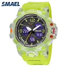 Student Sport Watch Military Digital Wristwatch LED Light Stopwatch Gift Boys