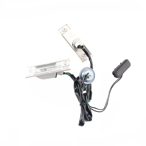 Anxingo Rear Trunk Release Switch Licence Plate Lamp Light