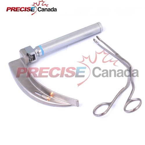 Blade Macintosh #3 + Handle Small + Magill Forceps 8'' Surgical Instruments - 第 1/2 張圖片