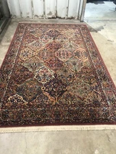 5.9x9.0 KARASTAN 717 MULTICOLOR PANEL KIRMAN %100 Wool Professional Washed￼