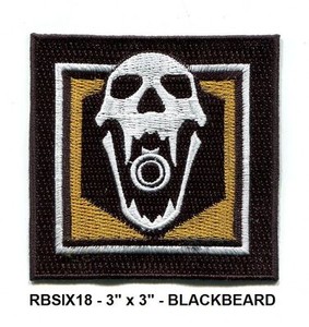 Rainbow Six Operator Patch Blackbeard Rbsix18 Ebay