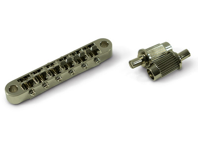 KLUSON® NASHVILLE BRIDGE FOR SAMICK W/STUDS AND INSERTS NICKEL