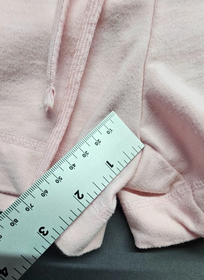 CATO Mujer Pantalones Cortos Pull On Rosa Cintura Elástica Cordón Talla Mediana Bolsillos Foto 3 de 4