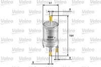 Valeo 587030 Kraftstofffilter FüR Audi Seat Skoda VW