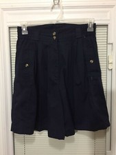 Carreau Sport Womens Vintage Size 13/14 Dark Blue High Waisted Shorts RN 77112