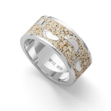 UVP 129€ - DUR Schmuck Ring Strandsand Silber 925/- rhodiniert (R4747)
