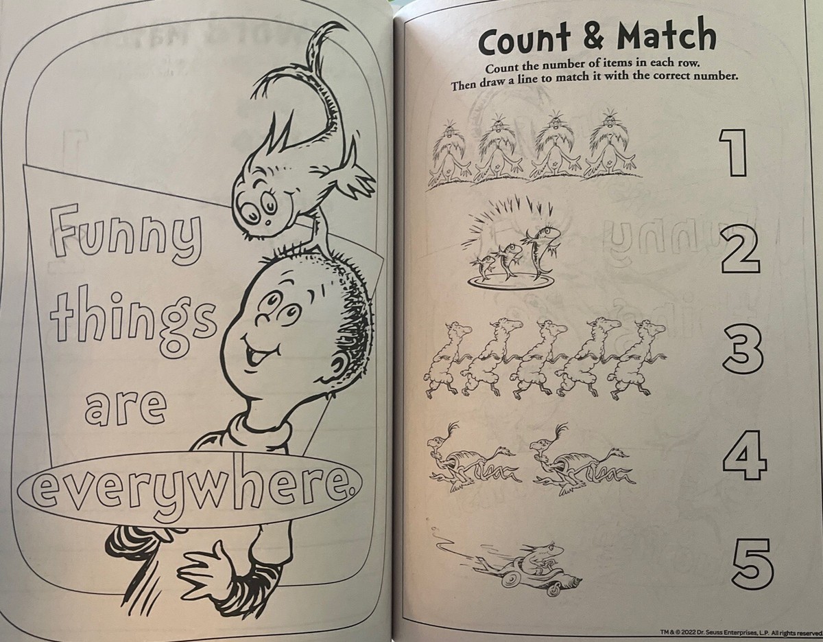 Dr Seuss Bags Multicolor Sticker - Perfect Educational \u0026 Interactive Kids  Activity, Dr. Seuss, 10\, image size:1200x935