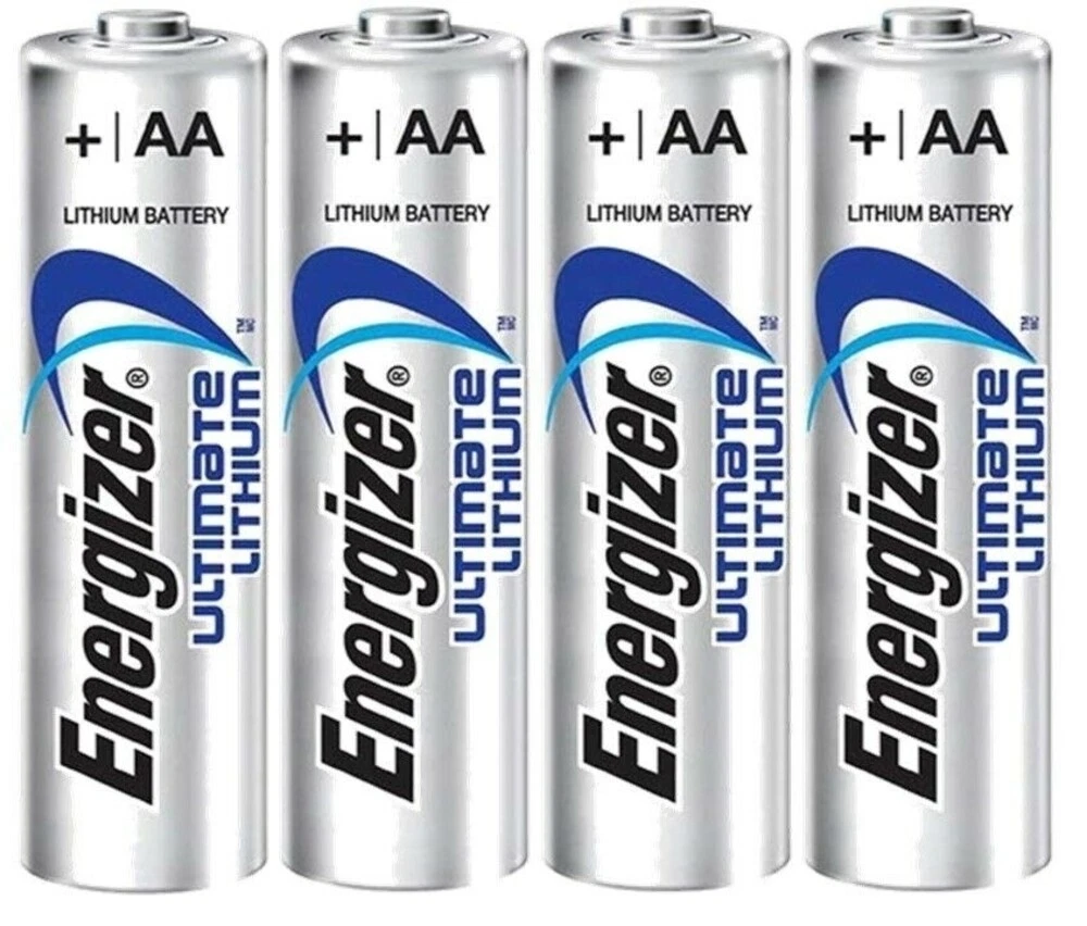 4 Piles AA (LR6) lithium 1,5V 3000 mAh Energizer Ultimate