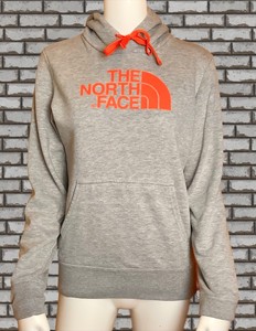 The North Face Women S Gray Apricot Long Sleeve Pullover Hoodie Size Xs Ebay