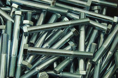 (25) Hex Head 1/2-13 x 4-1/2 Grade 5 Bolts Zinc Plated Cap Screws