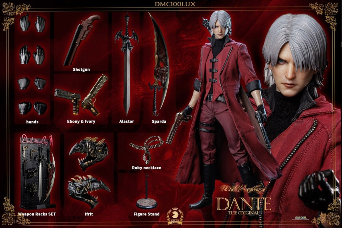1/6 Asmus Toys DMC100LUX Dante Action Figure Model Deluxe Version