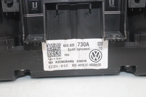 6C0920730A Quadro Strumenti per VOLKSWAGEN POLO V (6R1) Sport by R-Line 1506148 - Bild 3 von 10
