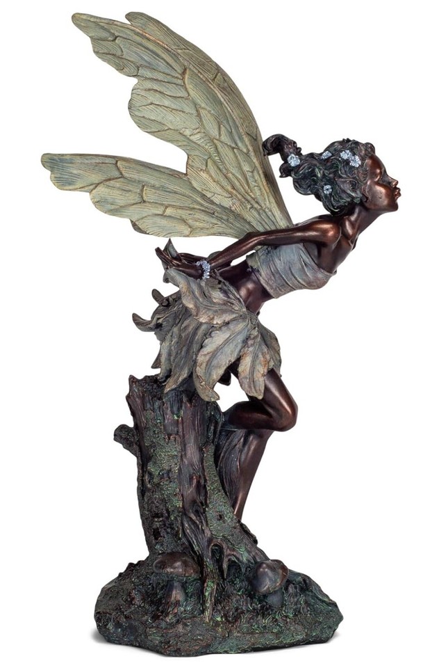 Napco Kissing Fairy Bronze 19.75 Inches Indoor/outdoor Statue eBay