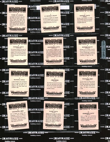 1954 E.D.L. Moseley's Historical Buildings Full Set 25/25 (300014) - Picture 2 of 4